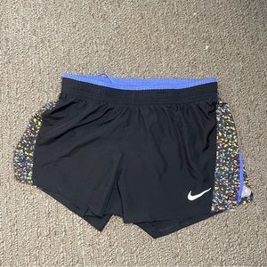 Nike Dri-Fit Running shorts with confetti sides